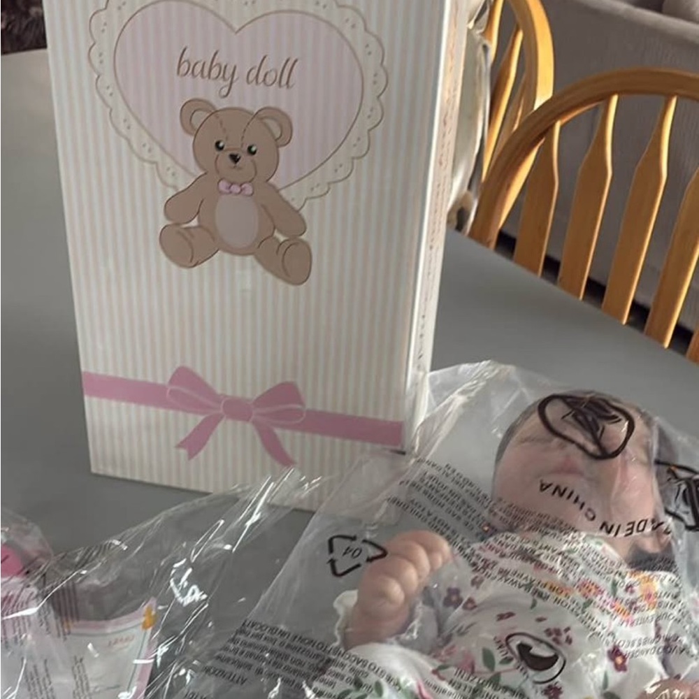 Baby Doll in Floral Sleepwear with Gift Box